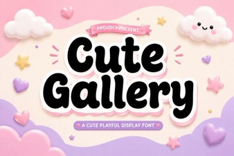 Design Projects with Cute Gallery Font
