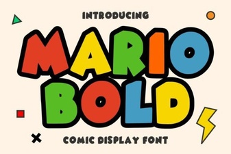 Creative Projects with Mario Bold Font Design
