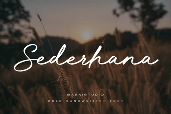 Sederhana Font: the Essence of Functional Design